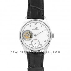 Portuguese Tourbillon Hand Wound IW5463 Silver Dial in White Gold