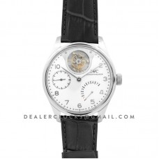 Portuguese Tourbillon Mystère Rétrograde IW504204 in White Gold