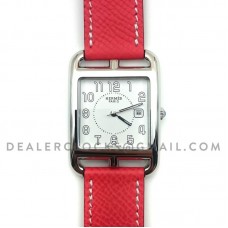 Cape Cod GM Quartz Steel on Vermilion Epsom Leather Strap