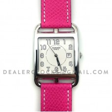 Cape Cod GM Quartz Steel on Pink Epsom Leather Strap